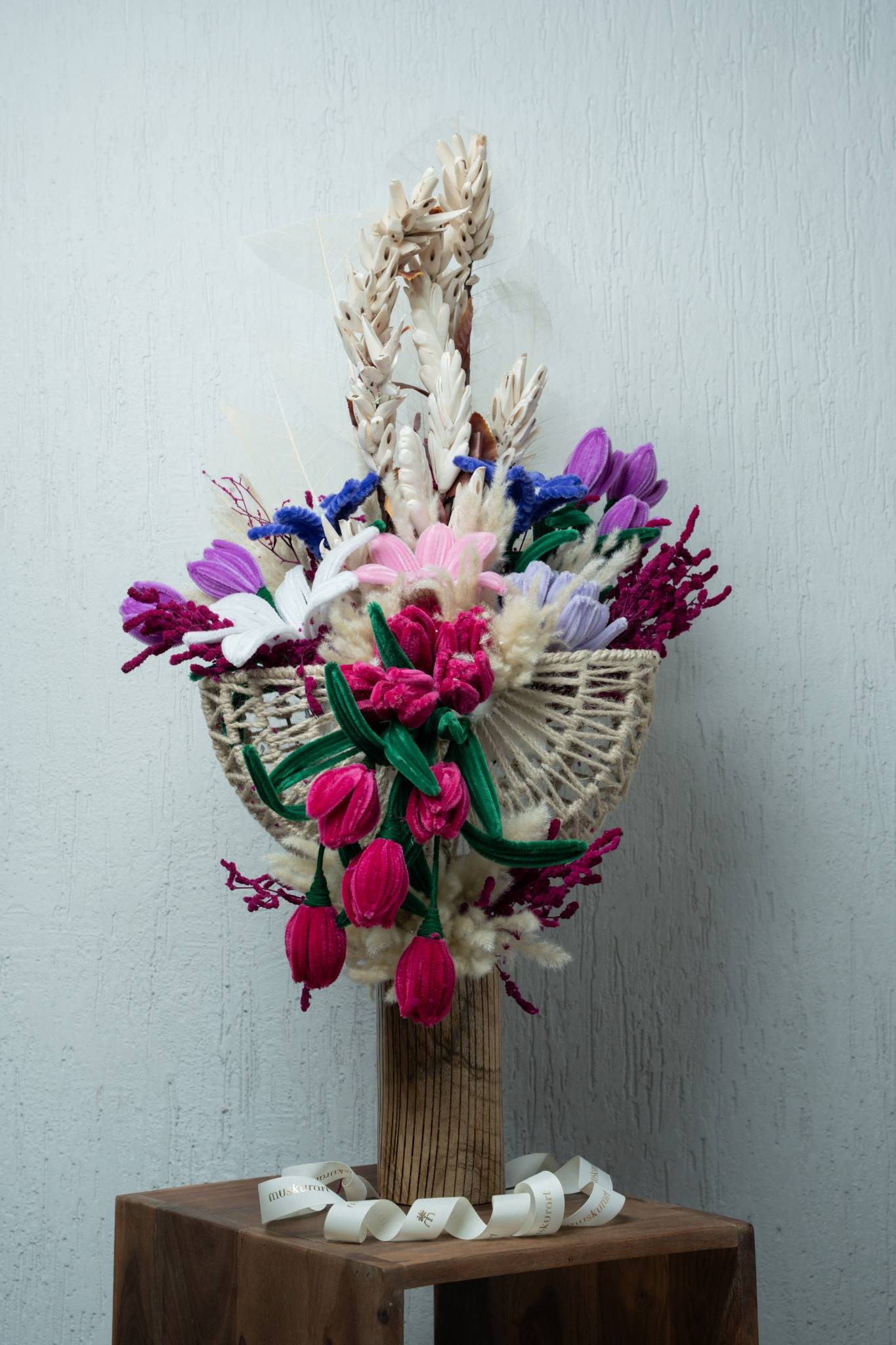 Velvet Bloom Cascade - Handmade Floral Gifts