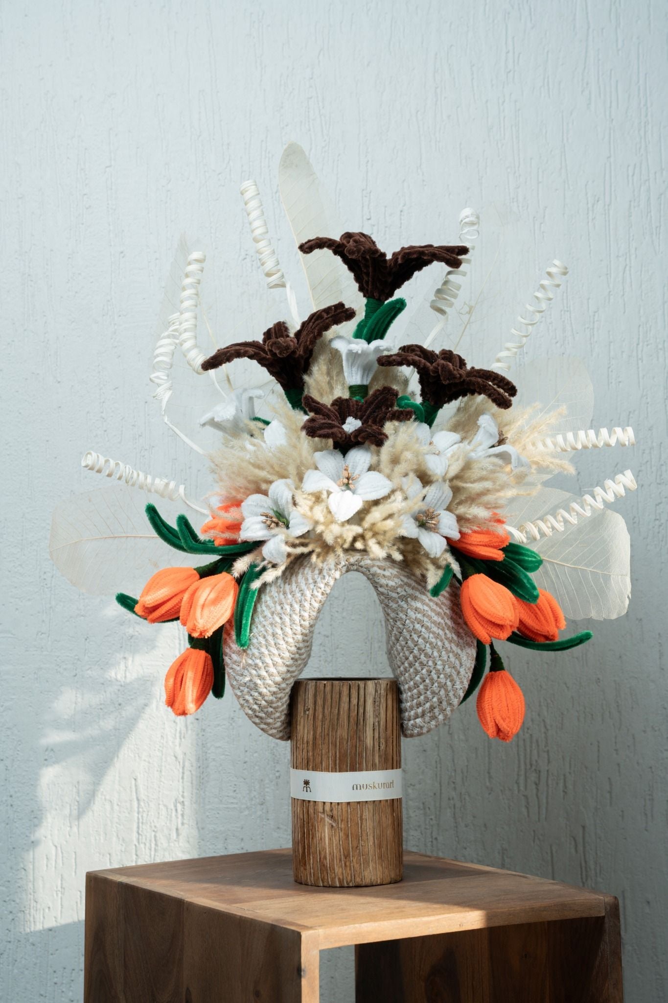 Frosted Ember - Floral Ornament Gift