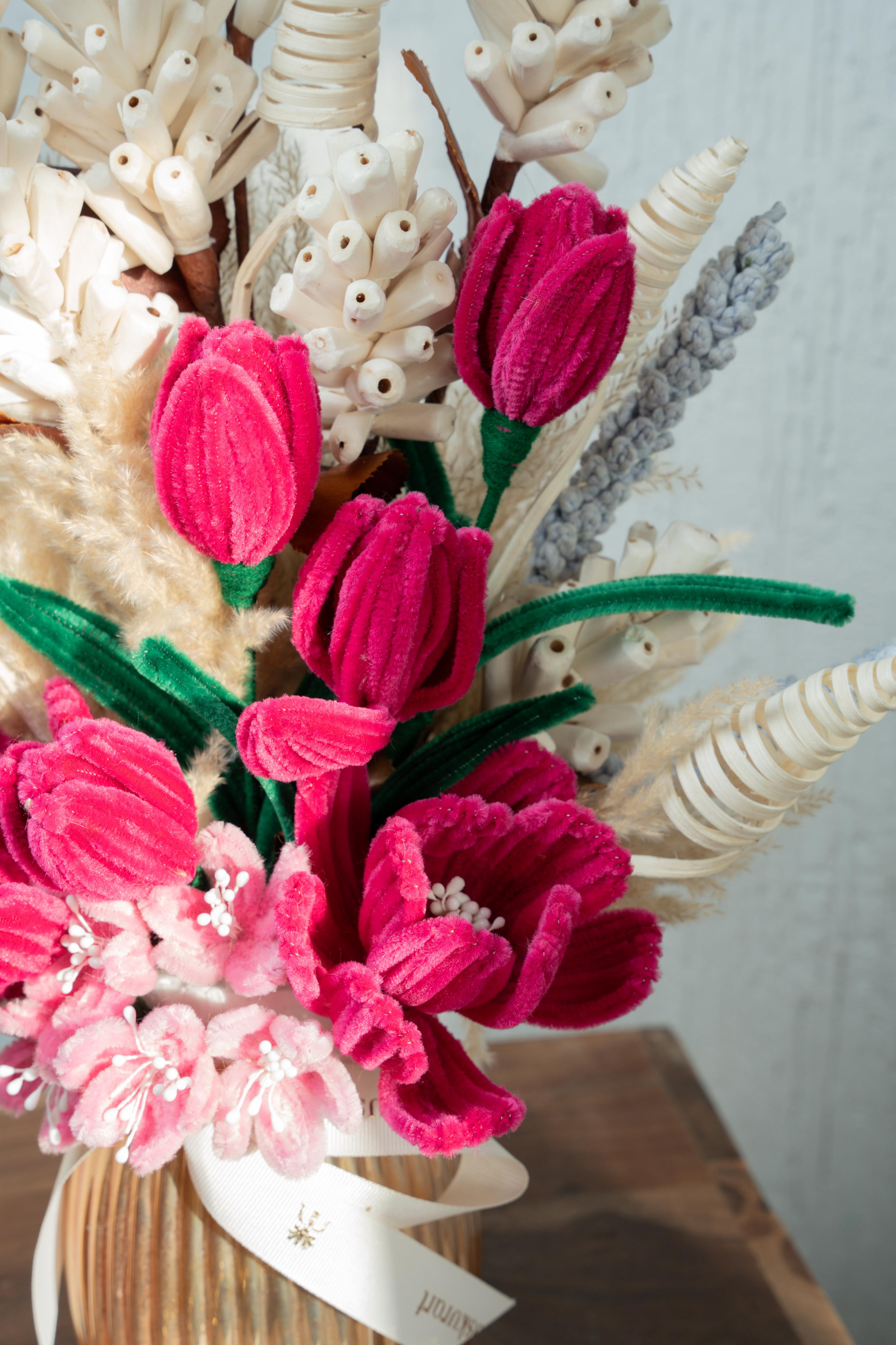 Blush Tulip Symphony - Valentine’s Gift for Her