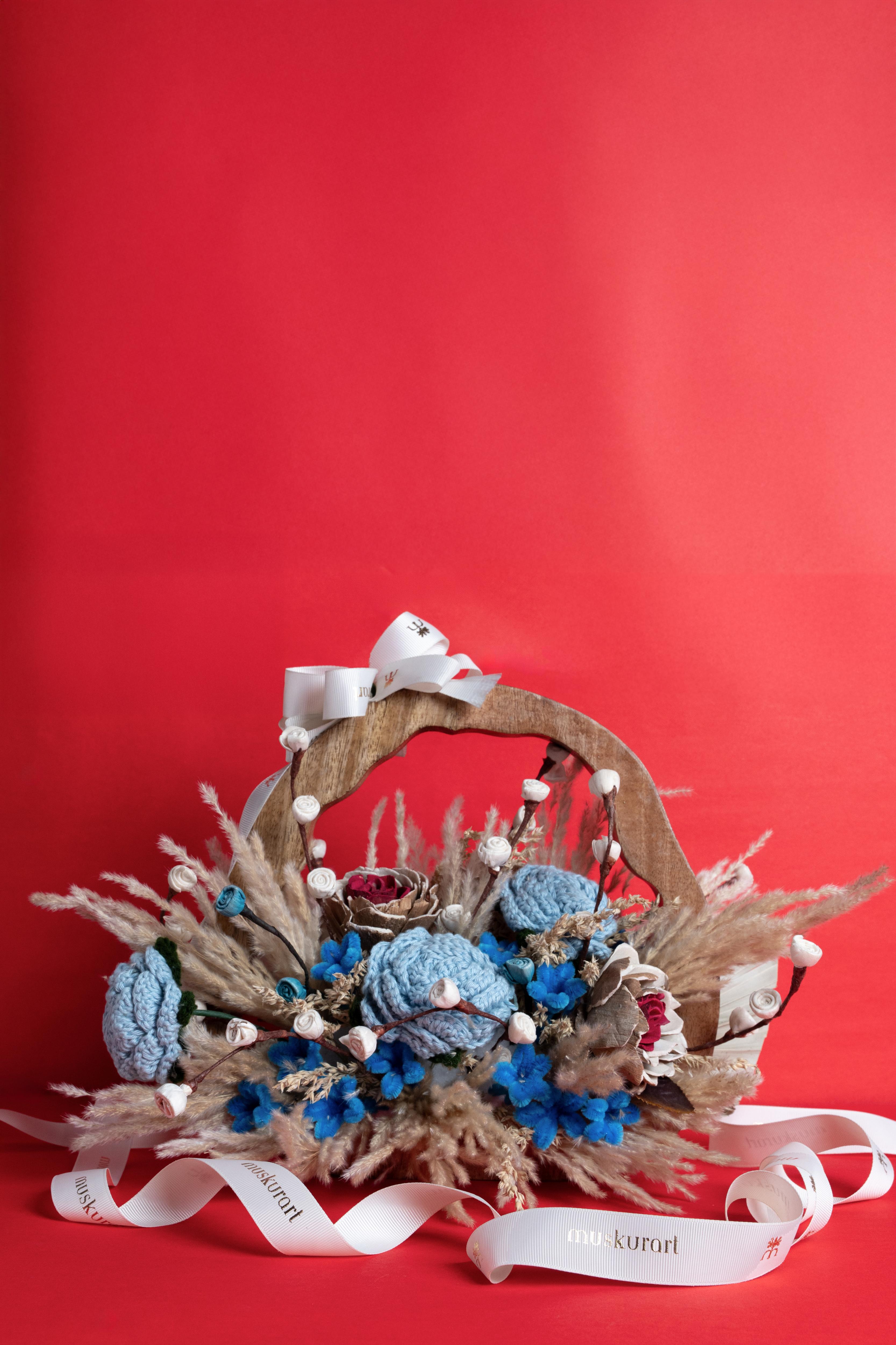 Azure Meadow - Handmade Gift for Her