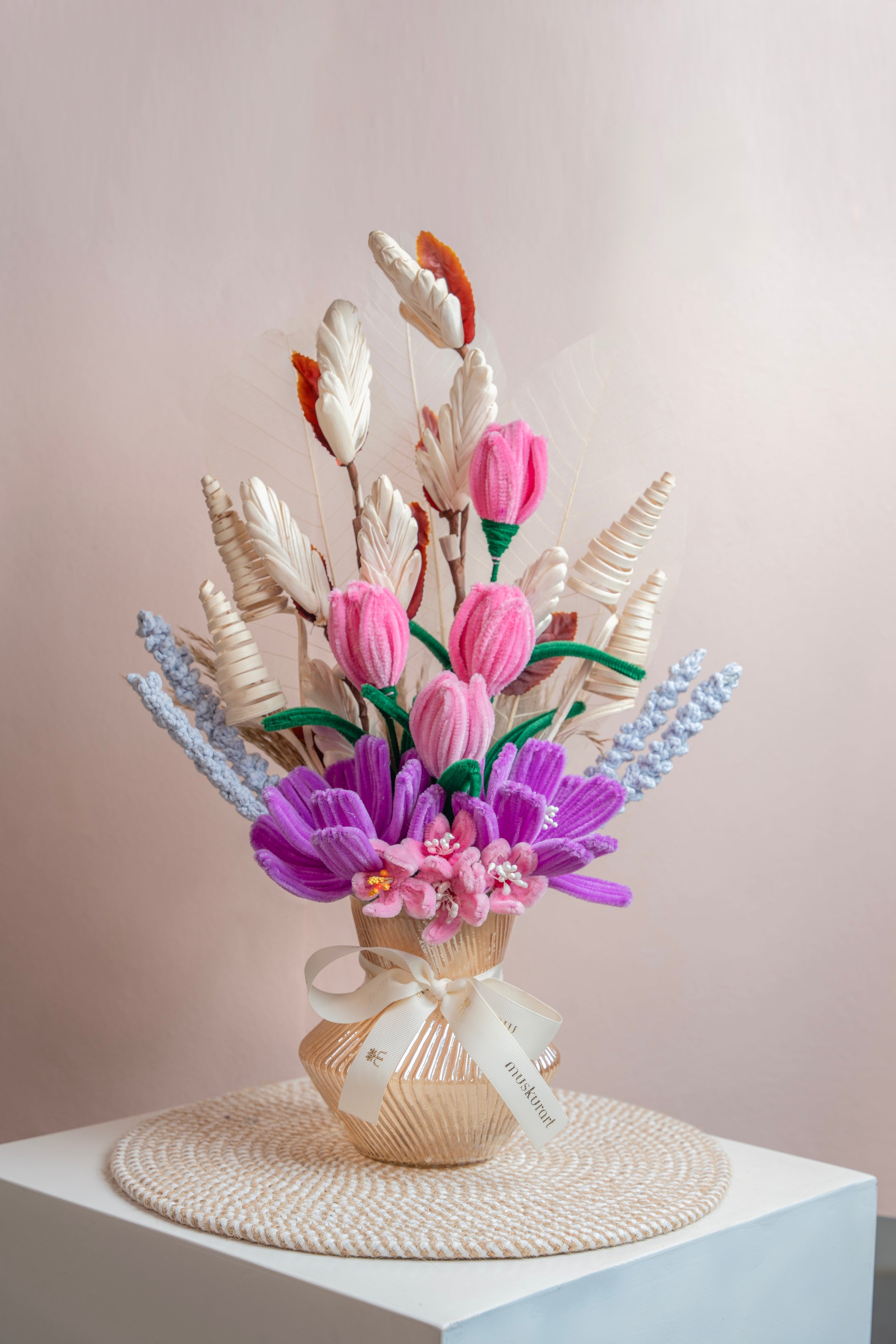 Crystal Bloom - Unique Handmade Velvet Floral Gifts