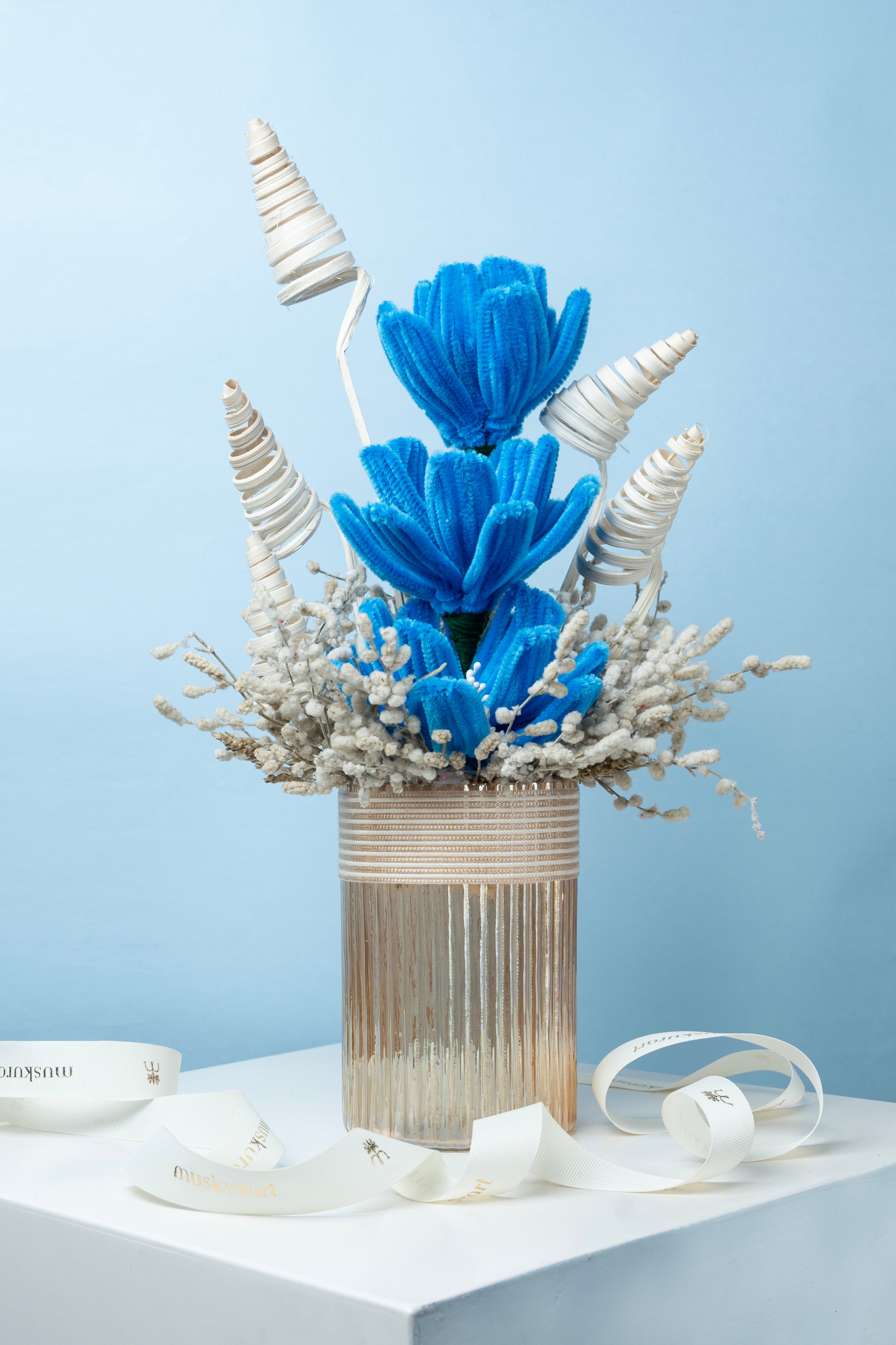 Real Frost - Crochet Flower Arrangement
