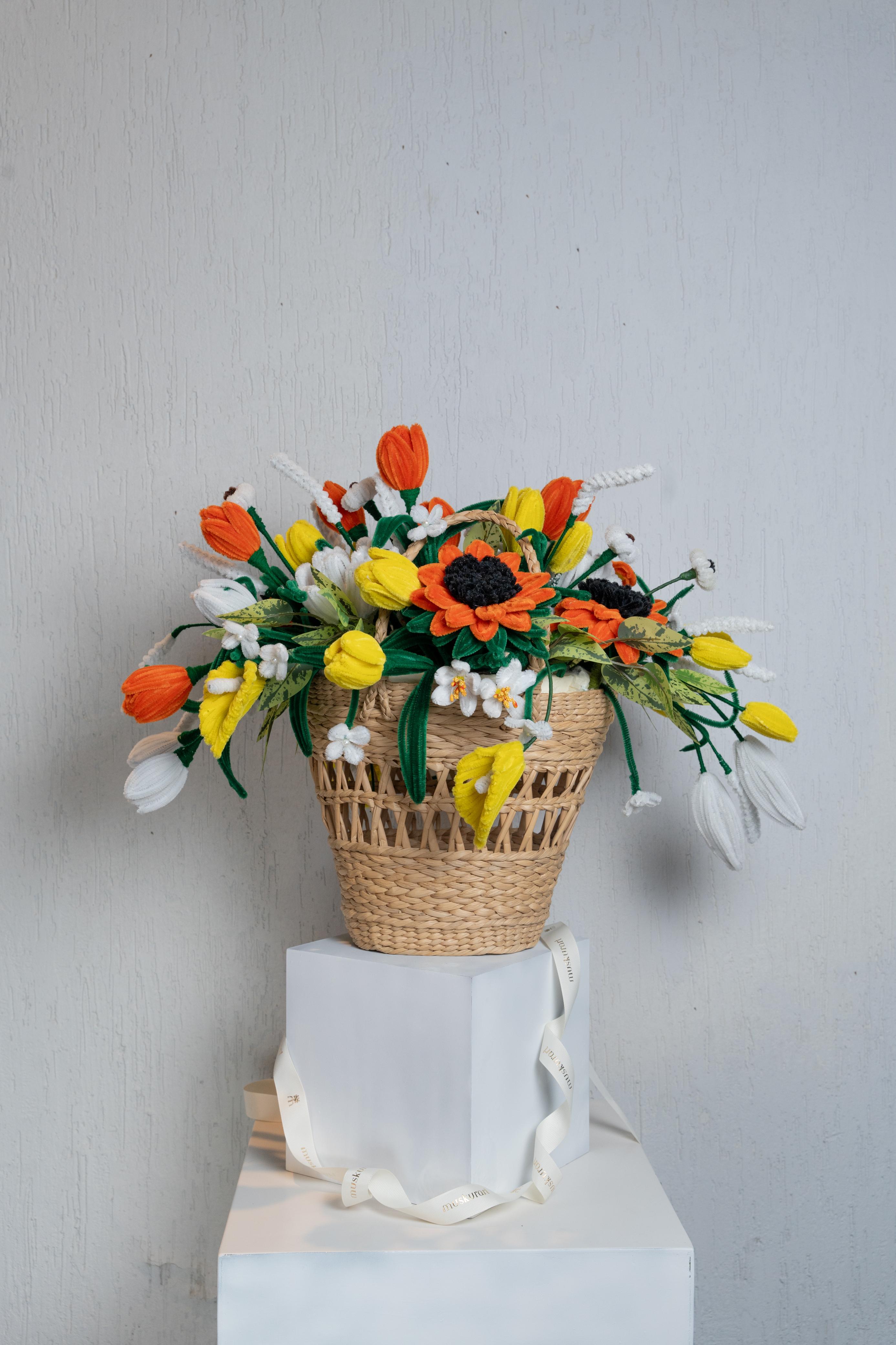 Dream Garden - Velvet Flower Arrangement