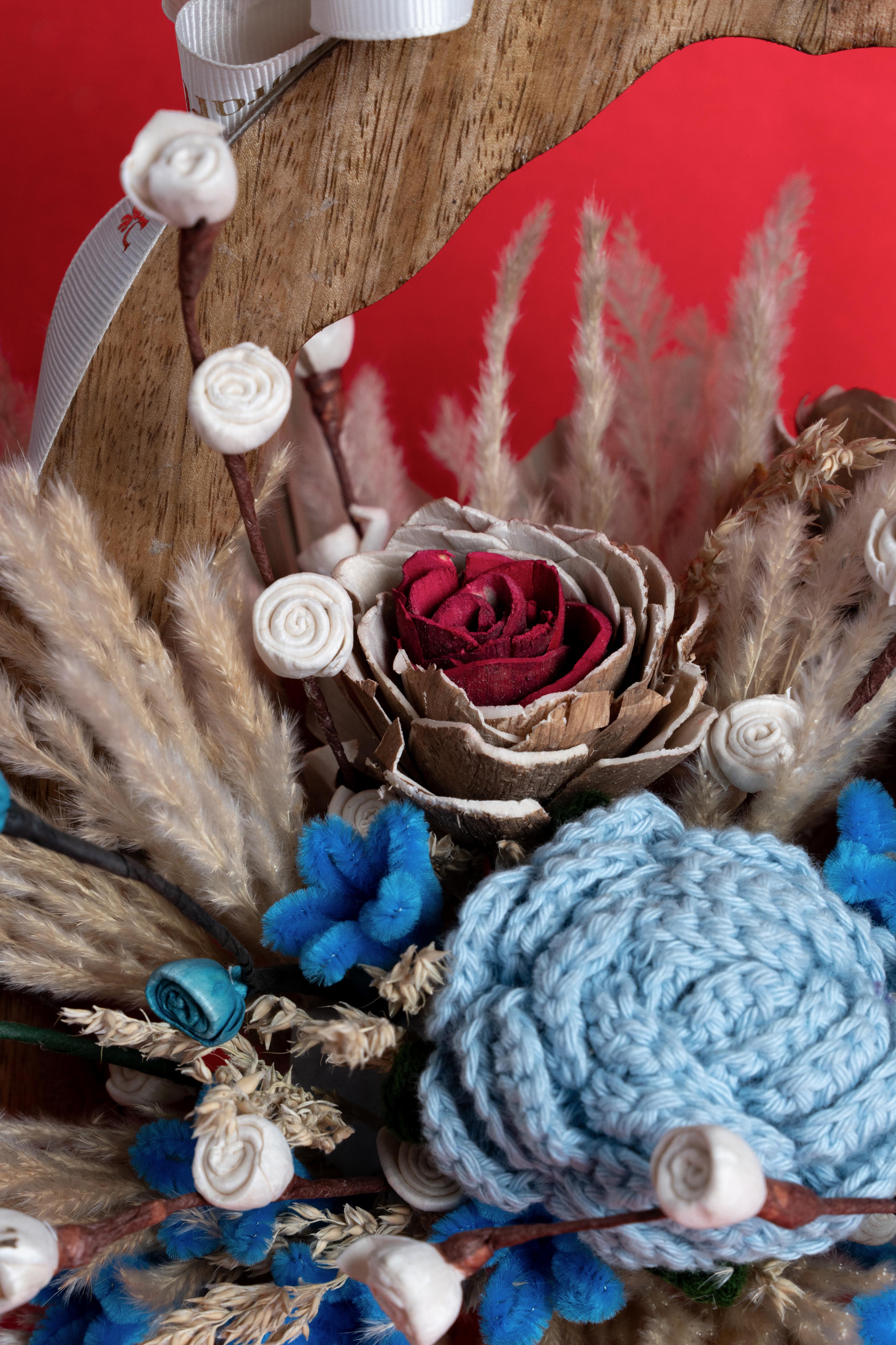 Azure Meadow - Handmade Gift for Her