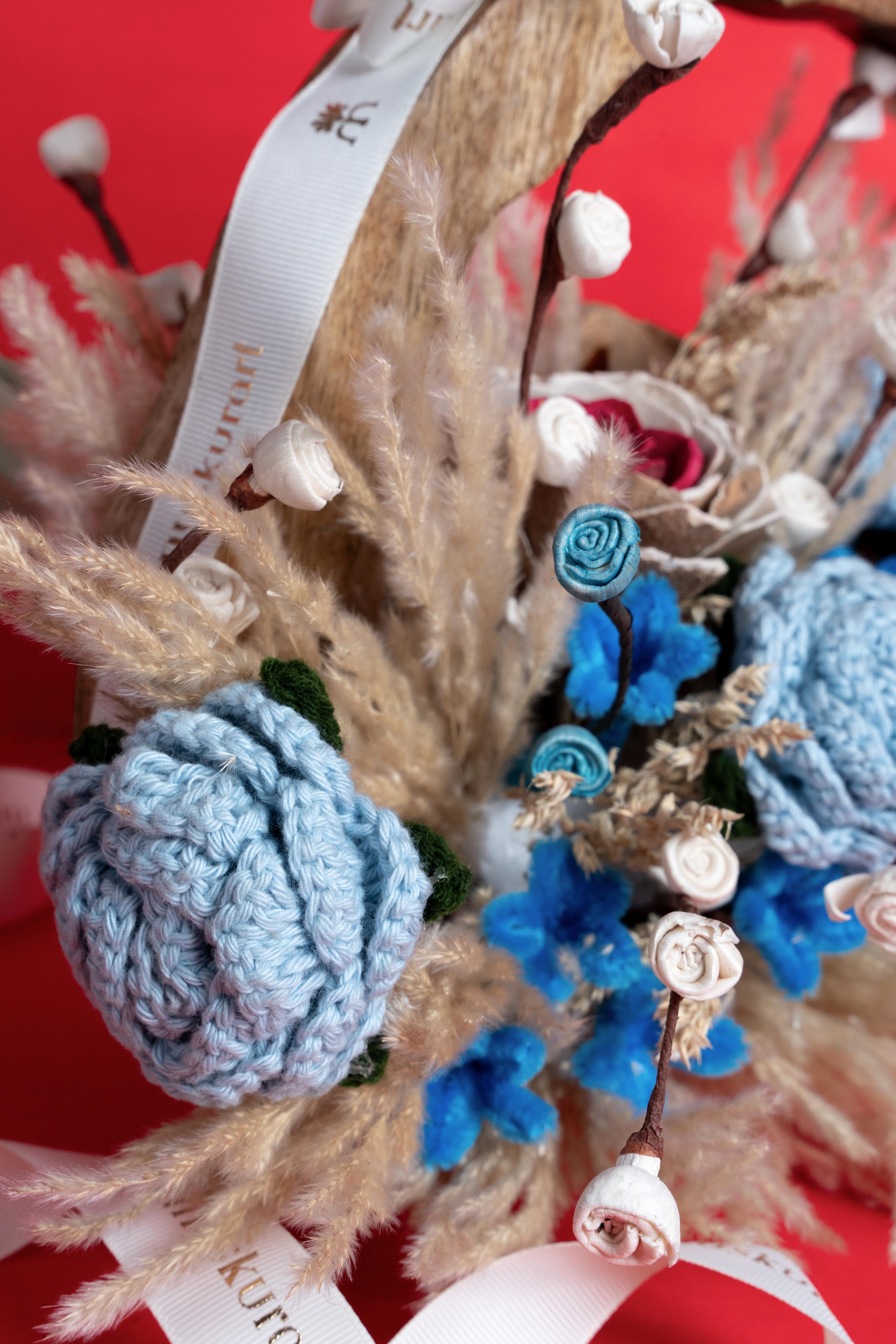 Azure Meadow - Handmade Gift for Her